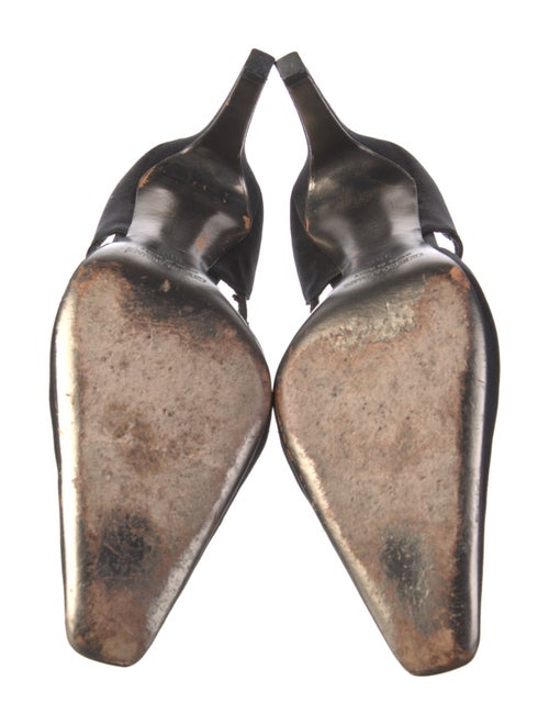 Giorgio Armani Satin D'Orsay Pumps