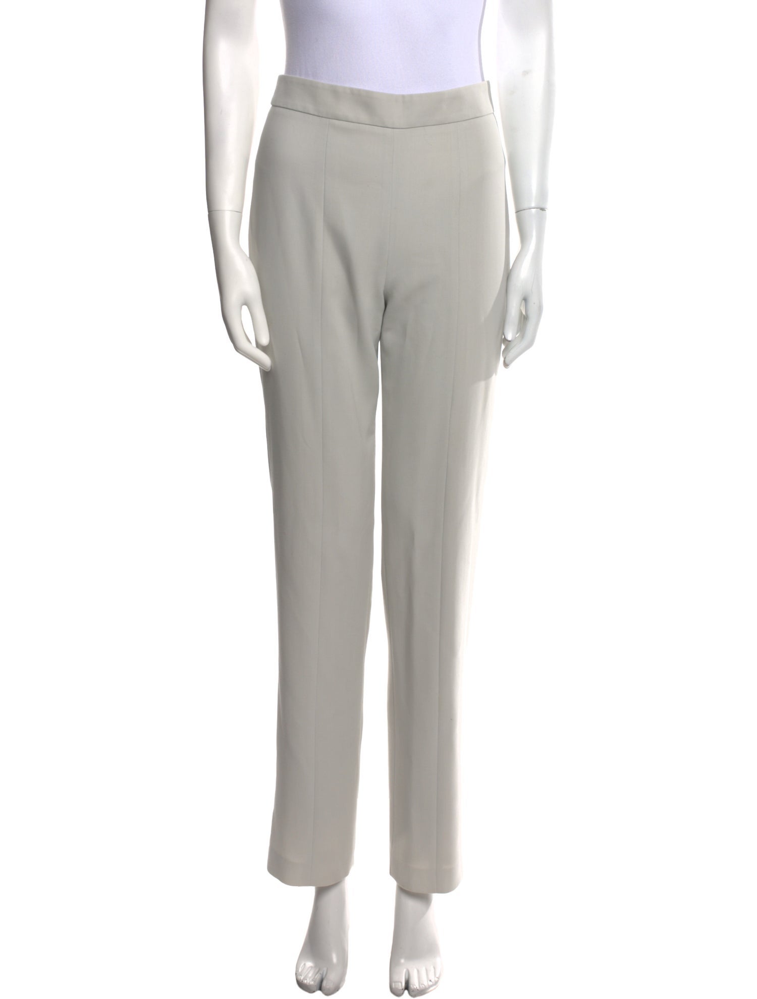 Giorgio Armani Virgin Wool Straight Leg Pants