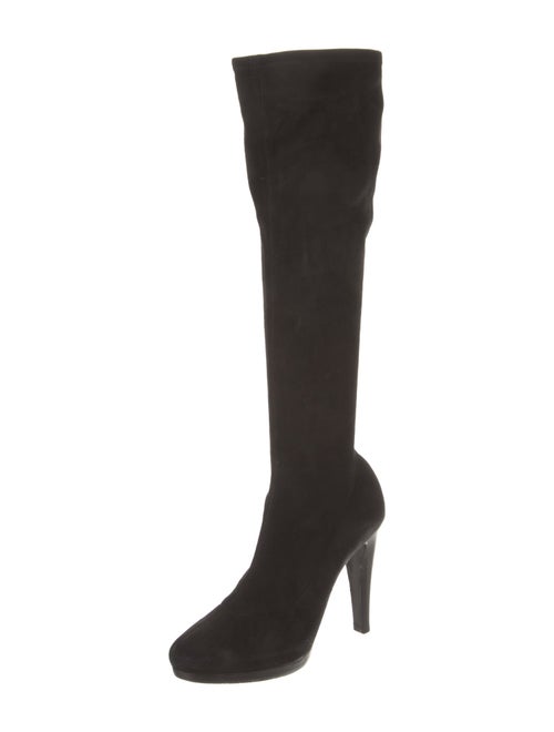 Giorgio Armani Suede Sock Boots