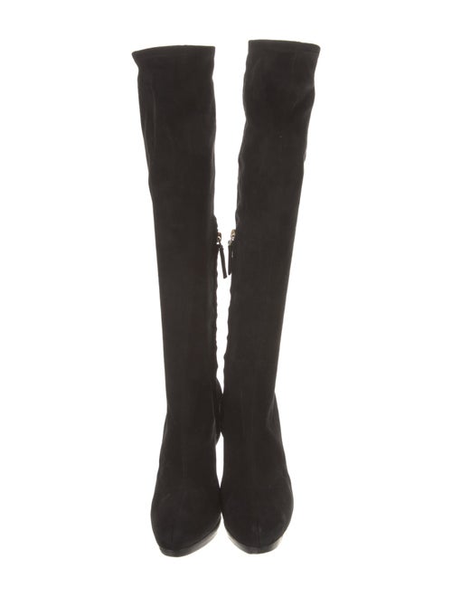 Giorgio Armani Suede Sock Boots