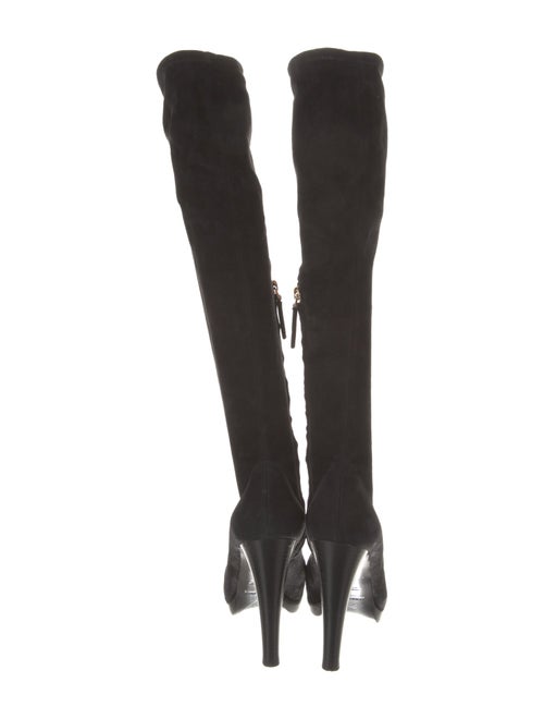 Giorgio Armani Suede Sock Boots