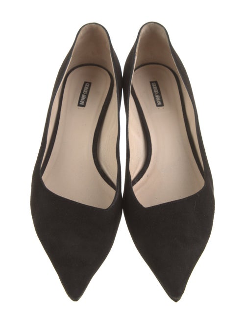 Giorgio Armani Suede Flats