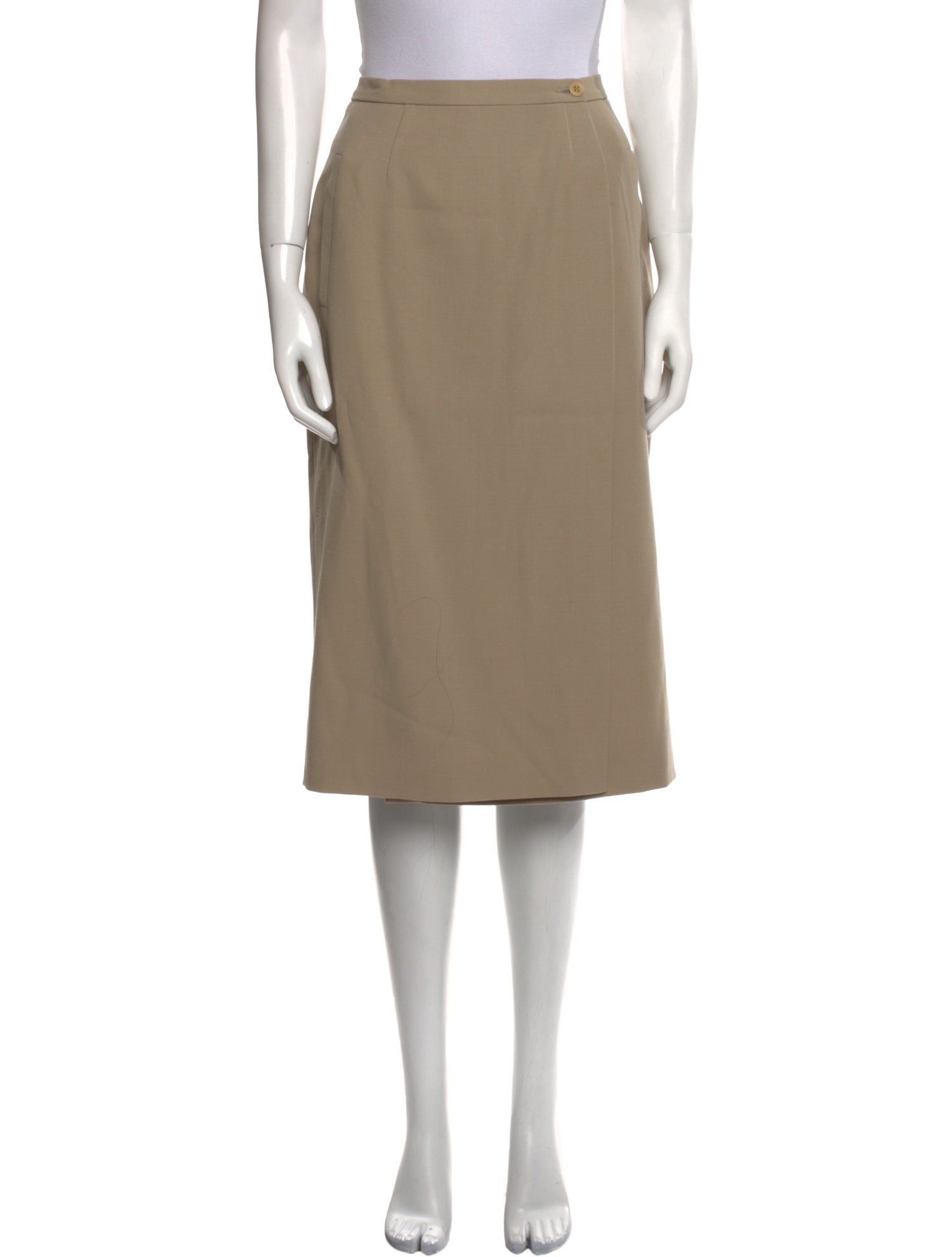 Giorgio Armani Wool Knee-Length Skirt