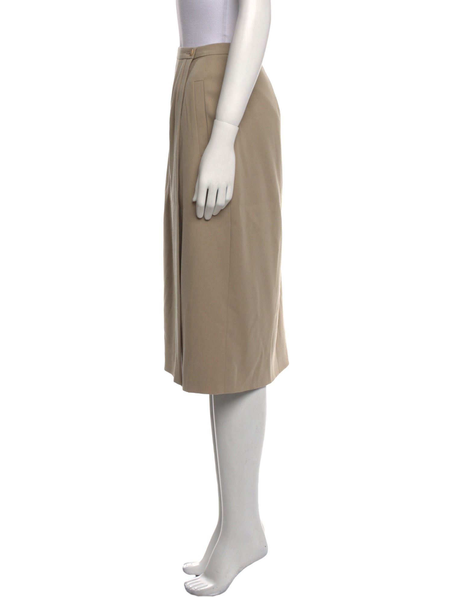 Giorgio Armani Wool Knee-Length Skirt