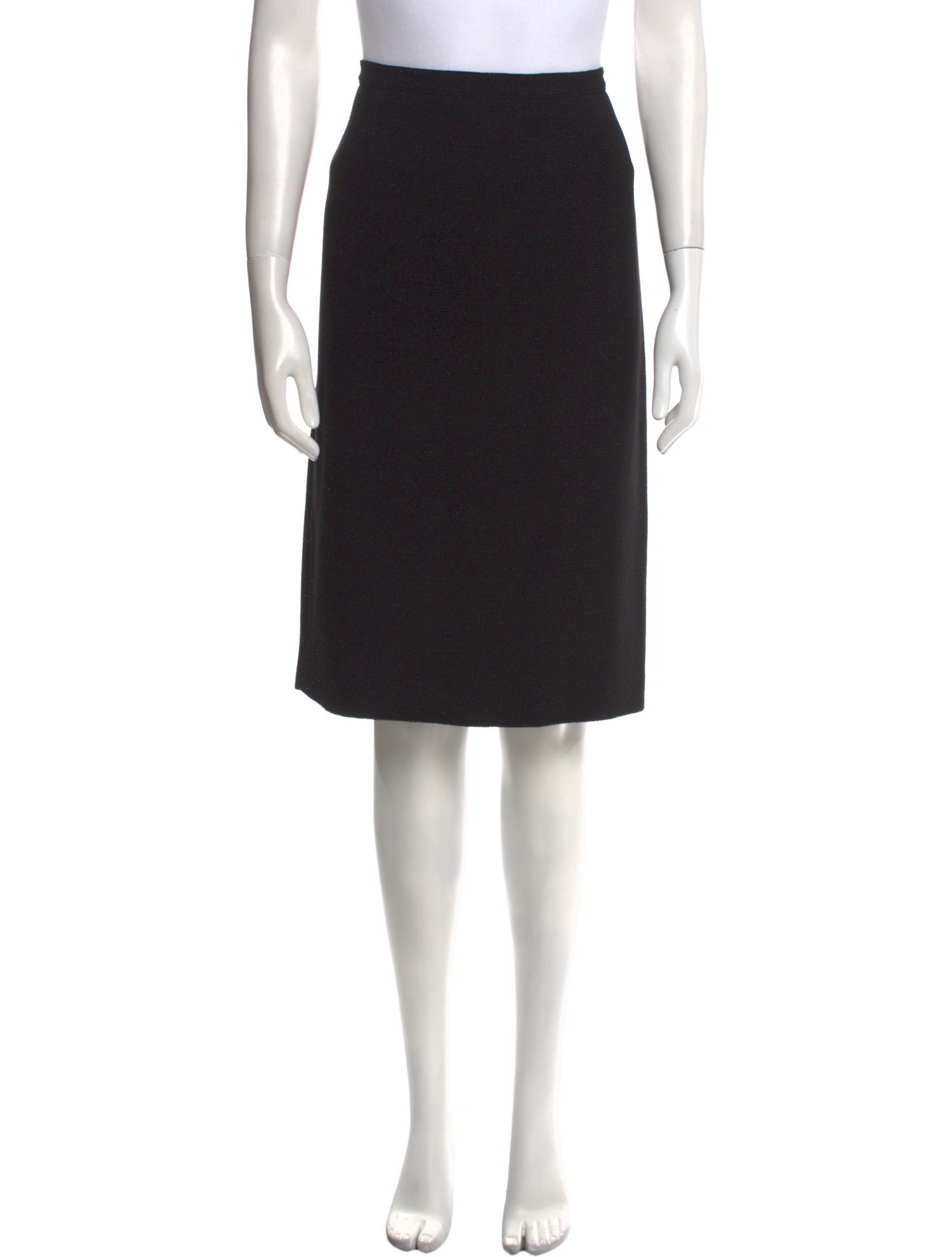 Giorgio Armani Virgin Wool Knee-Length Skirt