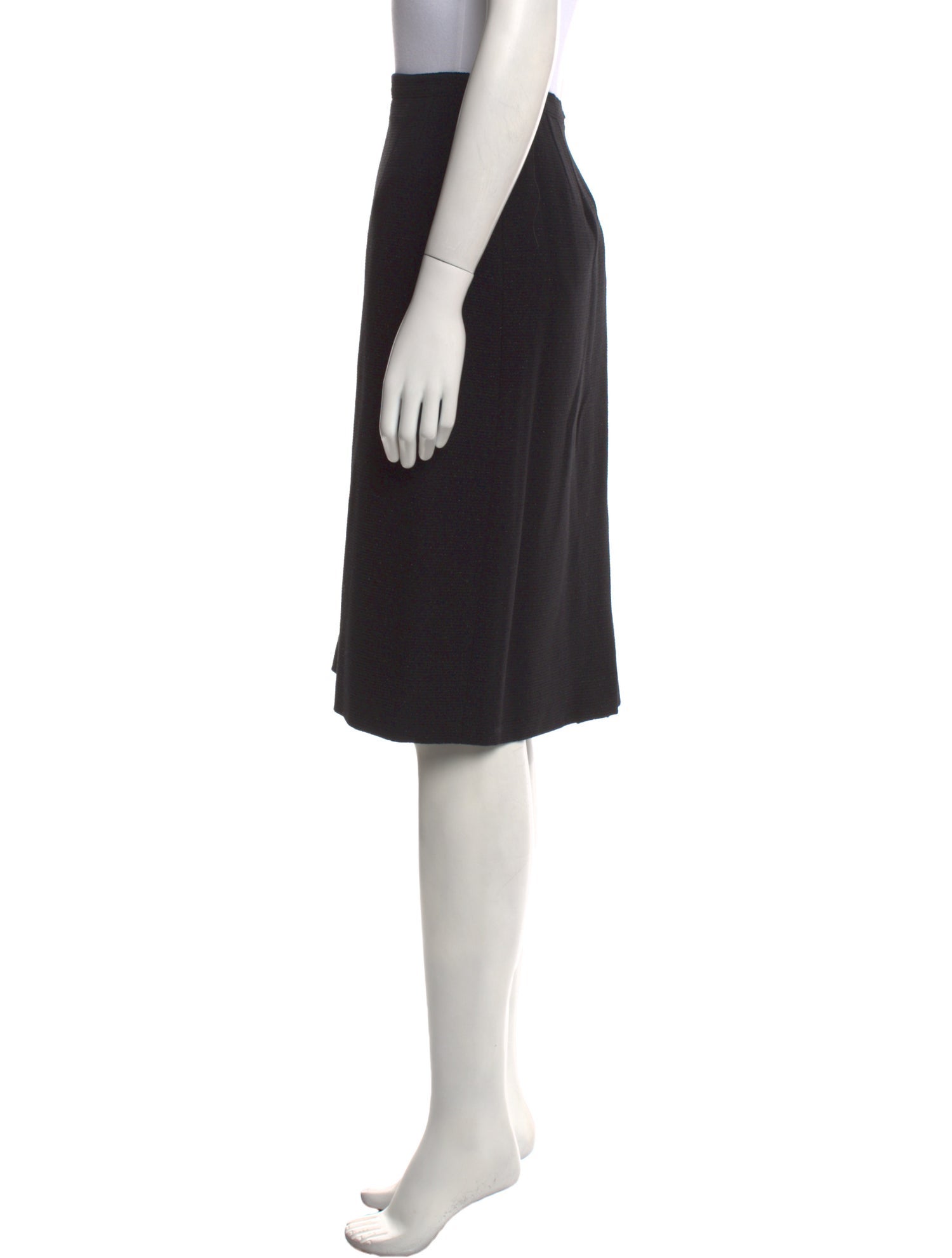 Giorgio Armani Virgin Wool Knee-Length Skirt