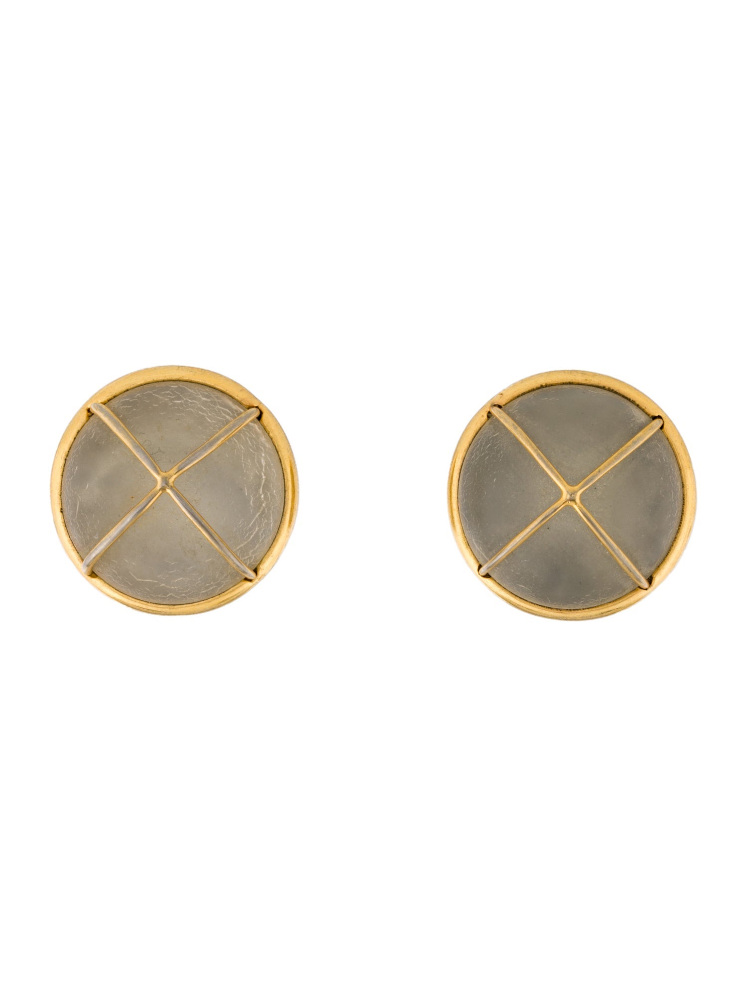 Giorgio Armani Resin Clip-On Earrings