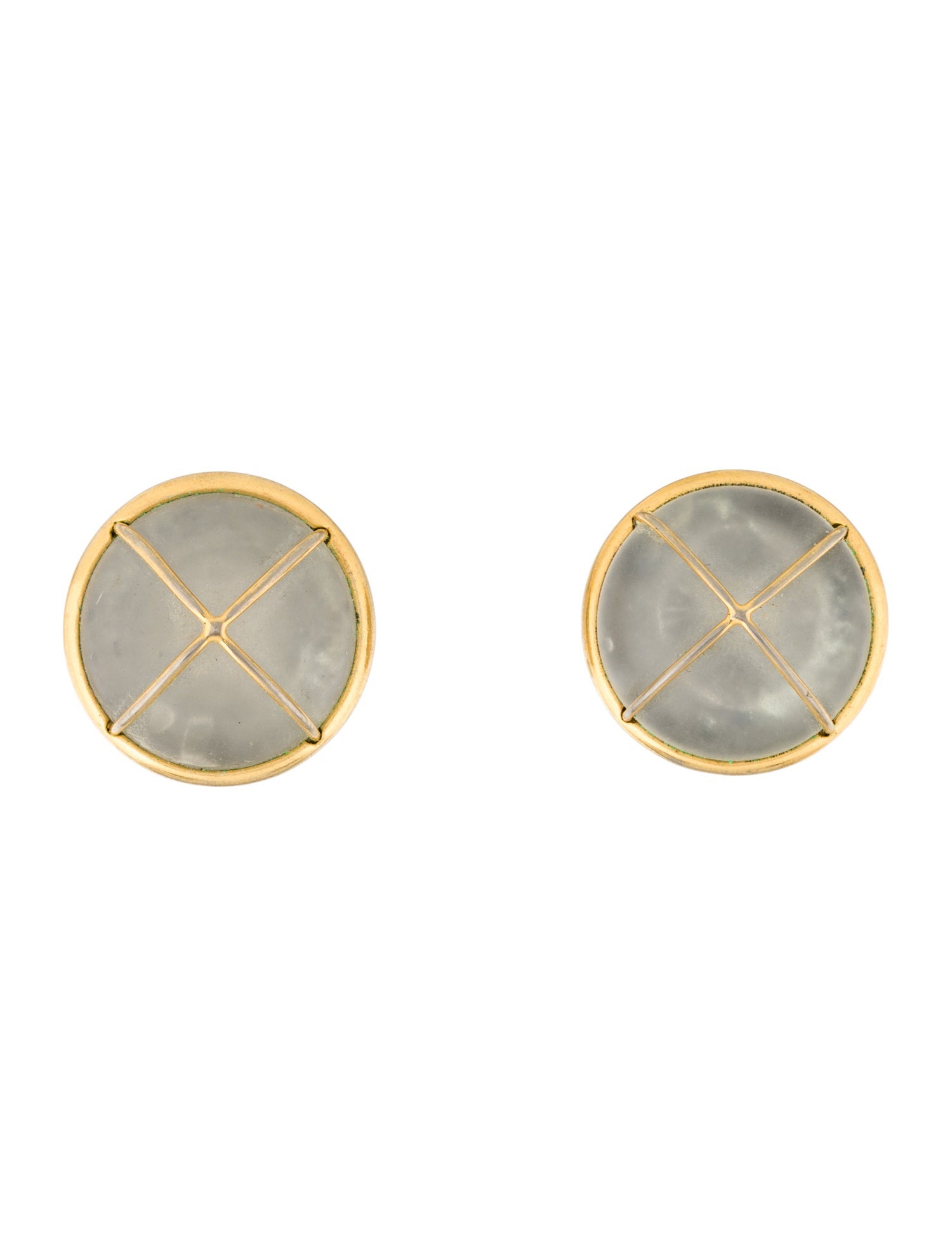 Giorgio Armani Resin Clip-On Earrings