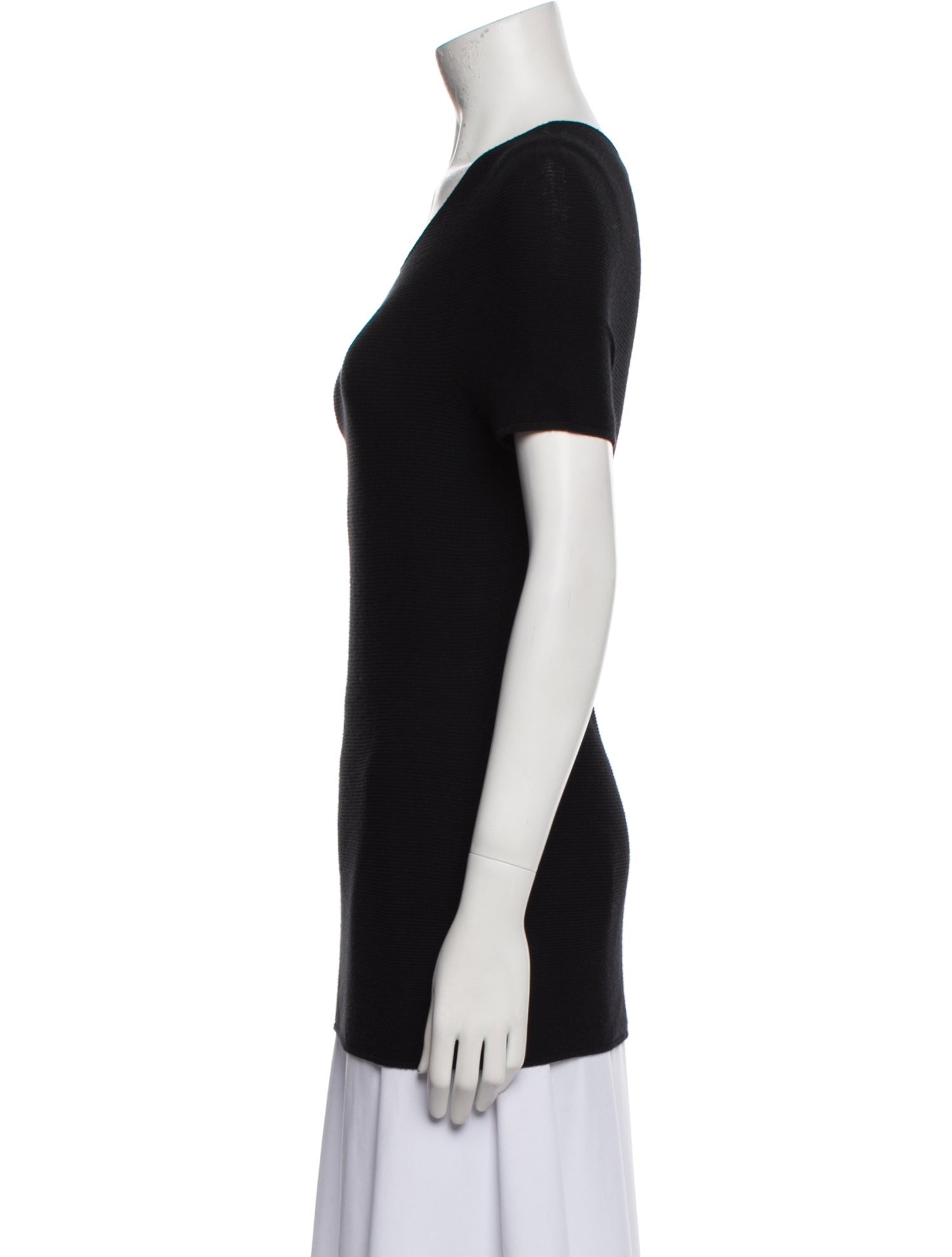 Giorgio Armani Scoop Neck Short Sleeve T-Shirt