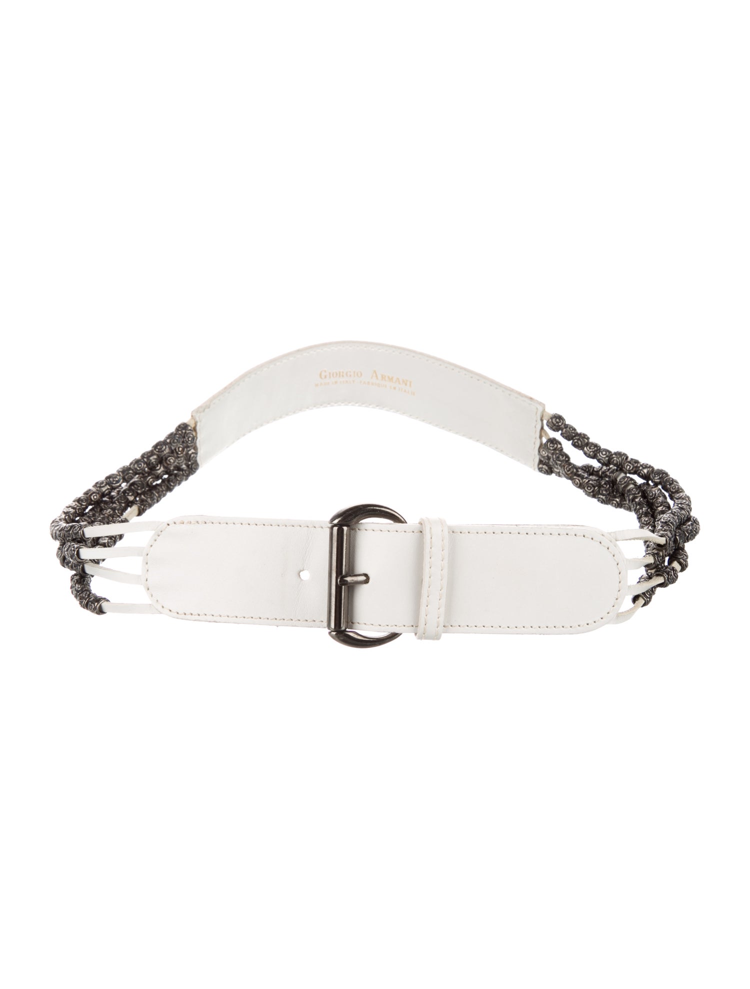 Giorgio Armani Leather Waist Belt