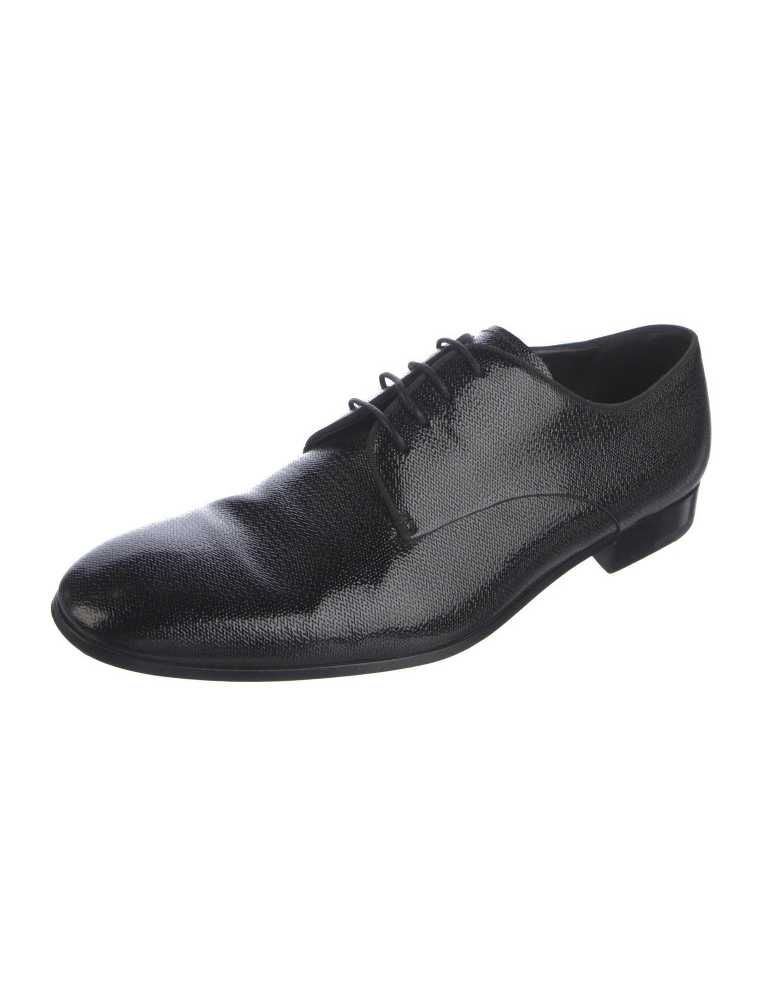Giorgio Armani Patent Leather Derby Shoes