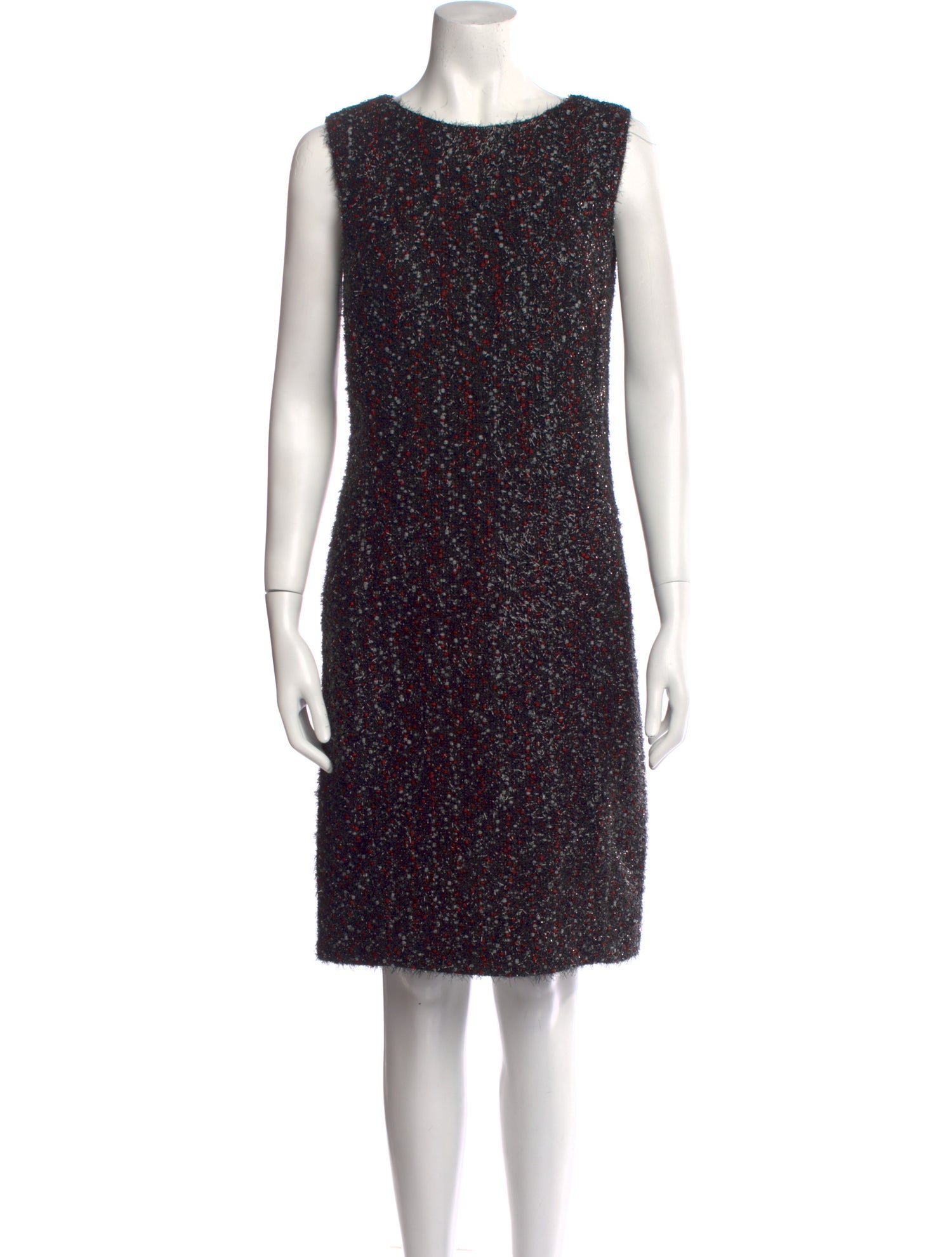 Giorgio Armani Bateau Neckline Knee-Length Dress