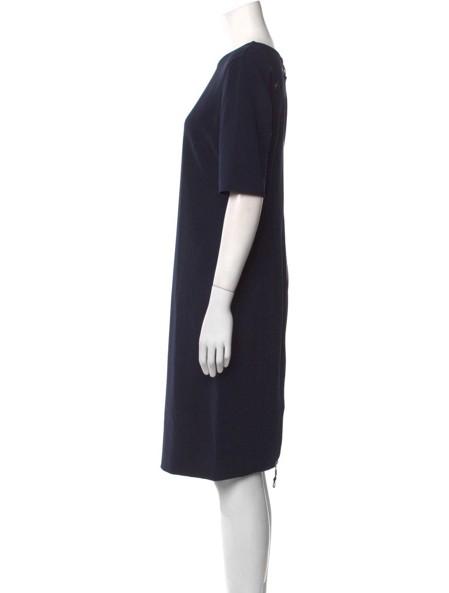 Giorgio Armani Virgin Wool Knee-Length Dress