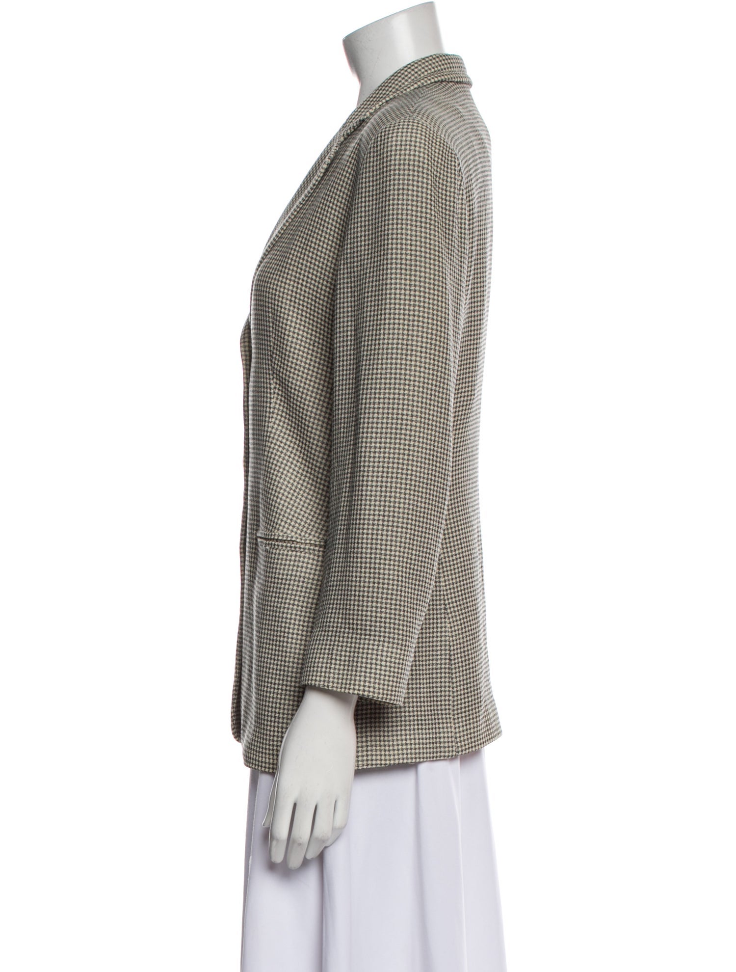 Giorgio Armani Houndstooth Print Blazer