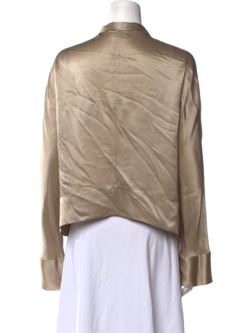 Giorgio Armani Long Sleeve Button-Up Top