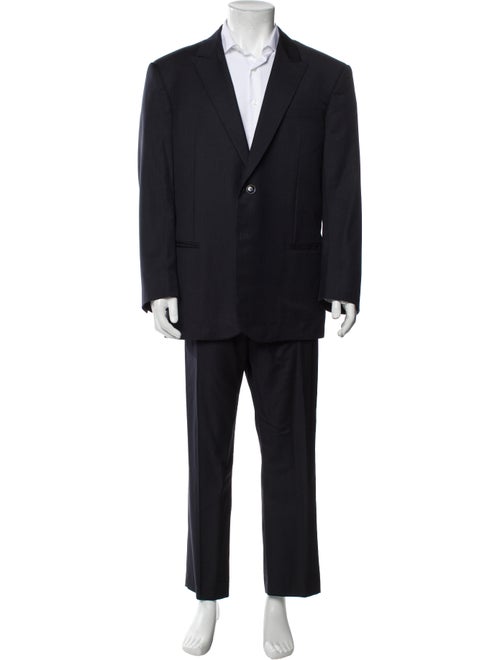 Giorgio Armani Virgin Wool Striped Two-Piece Suit