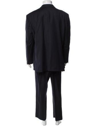 Giorgio Armani Virgin Wool Striped Two-Piece Suit