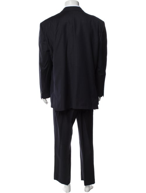 Giorgio Armani Virgin Wool Striped Two-Piece Suit