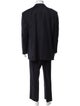 Giorgio Armani Virgin Wool Striped Two-Piece Suit