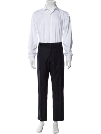 Giorgio Armani Virgin Wool Striped Two-Piece Suit
