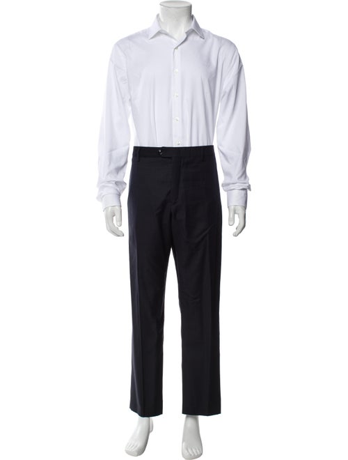 Giorgio Armani Virgin Wool Striped Two-Piece Suit
