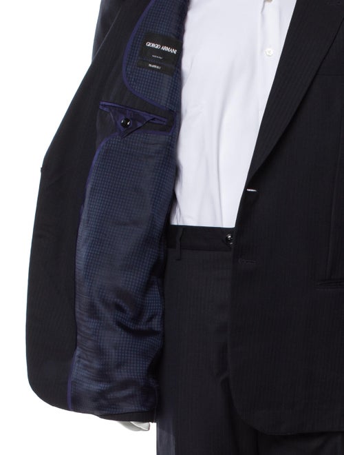 Giorgio Armani Virgin Wool Striped Two-Piece Suit