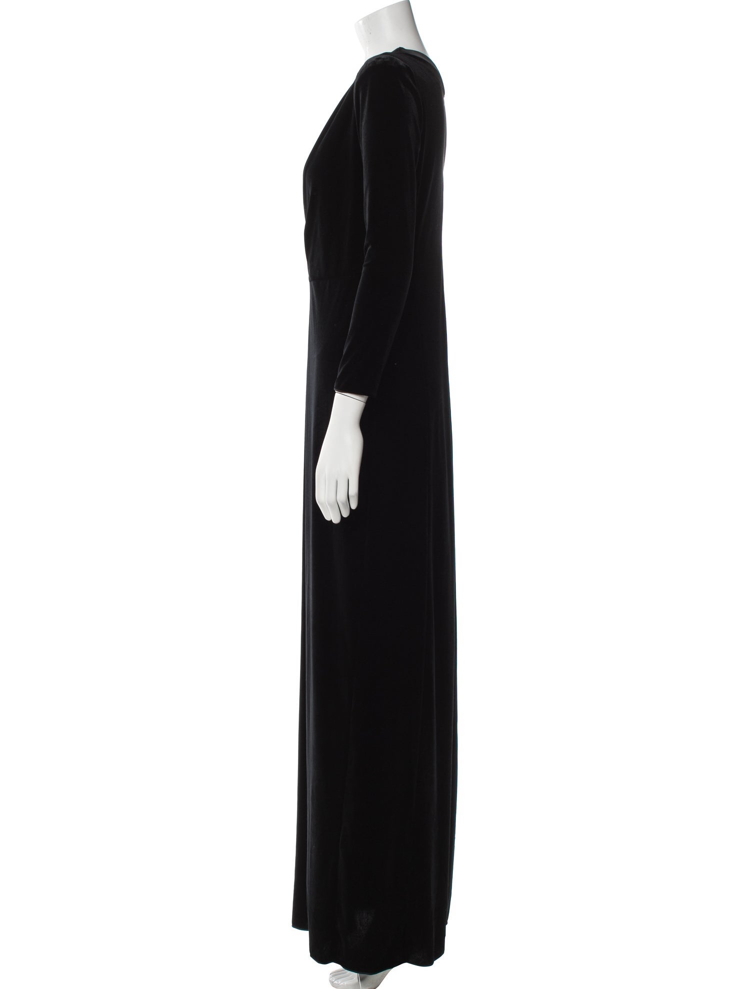 Giorgio Armani V-Neck Long Dress