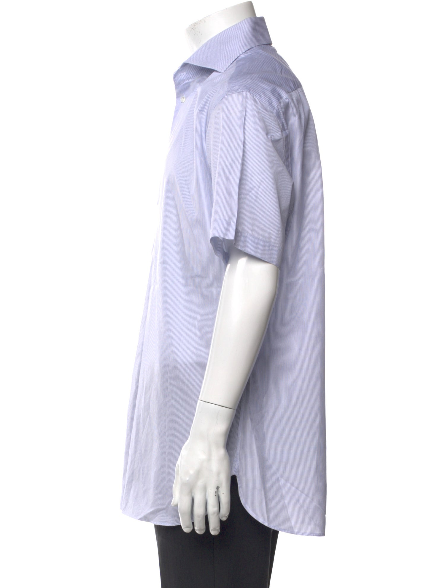 Giorgio Armani Striped Short Sleeve Shirt