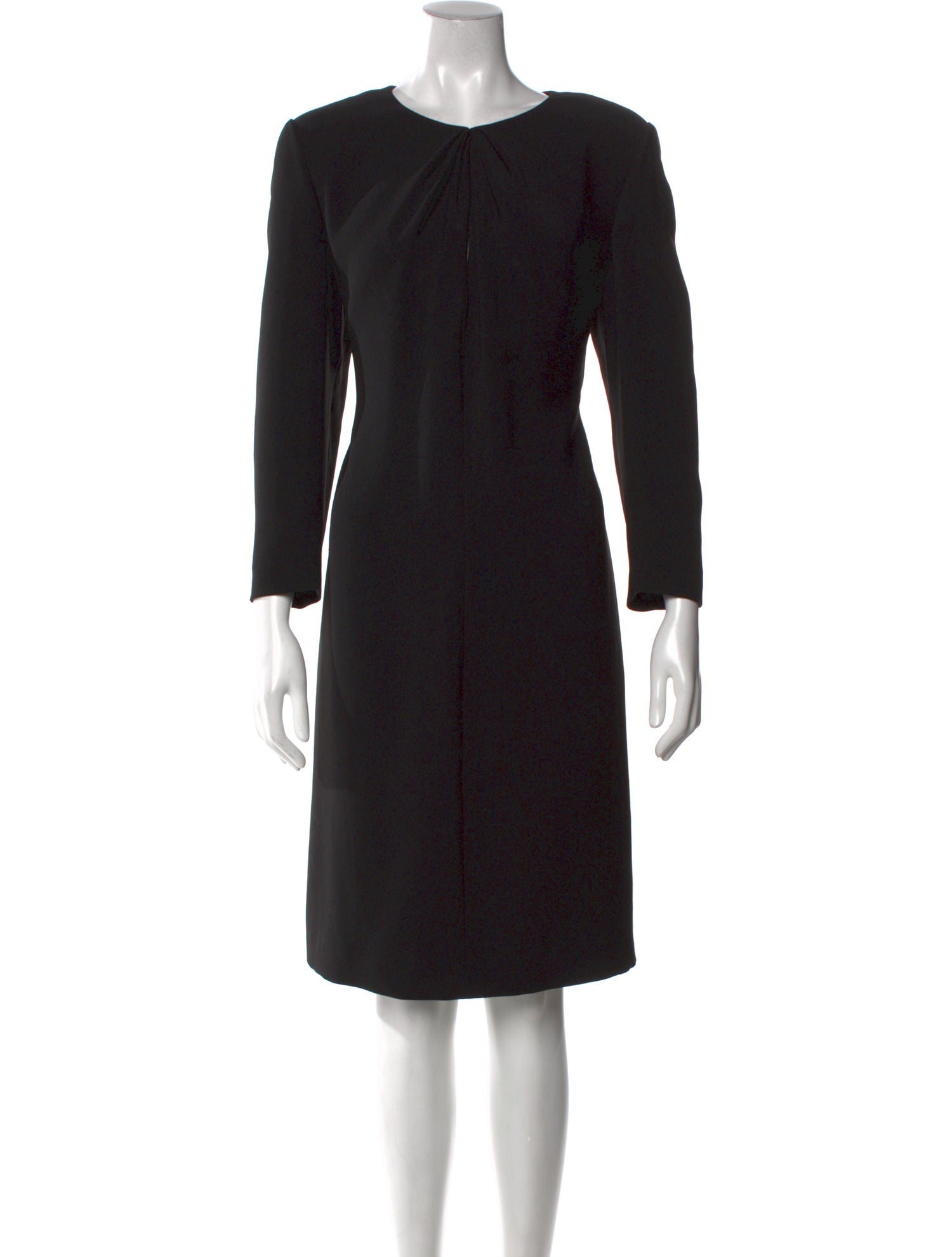 Giorgio Armani Crew Neck Knee-Length Dress