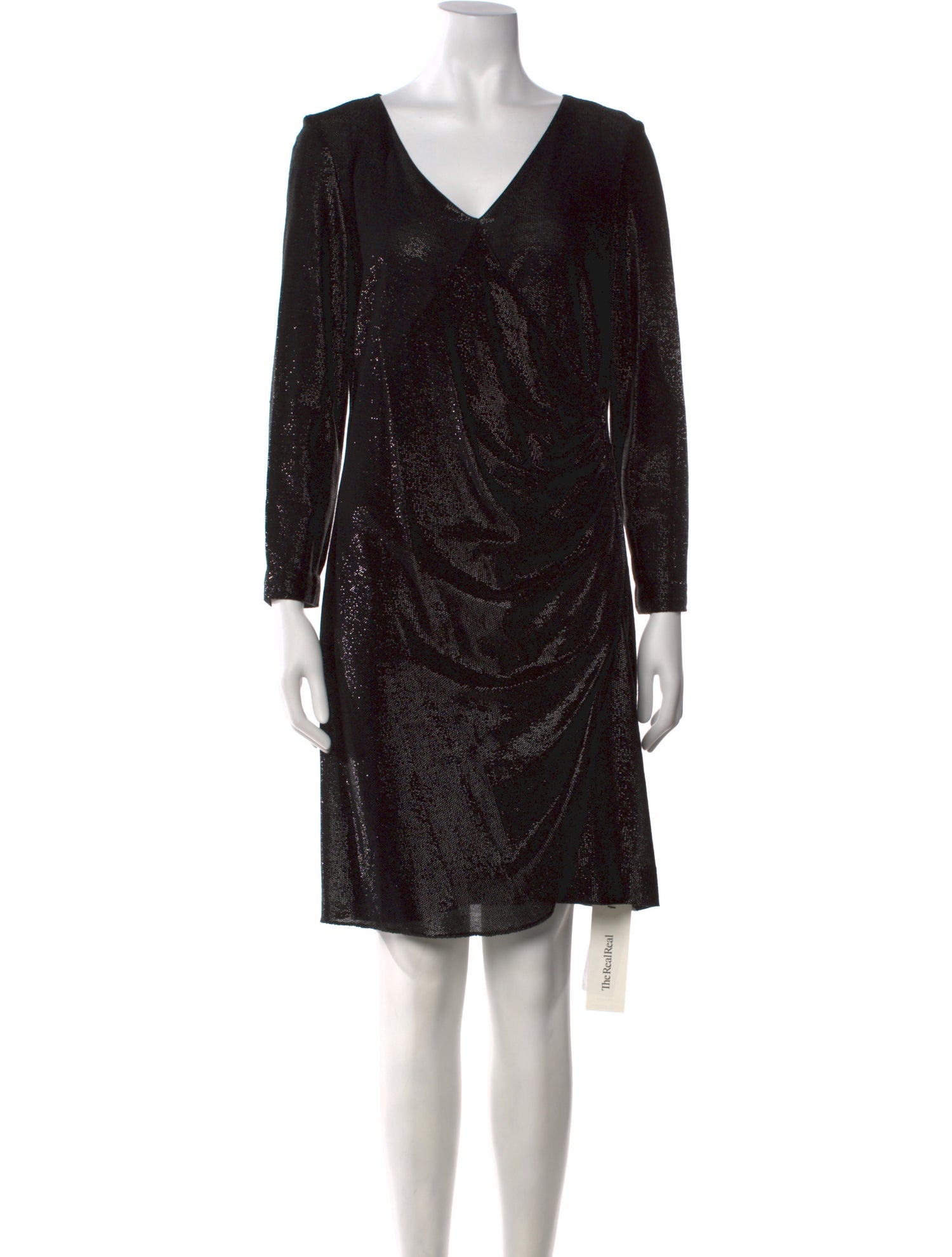 Giorgio Armani V-Neck Mini Dress