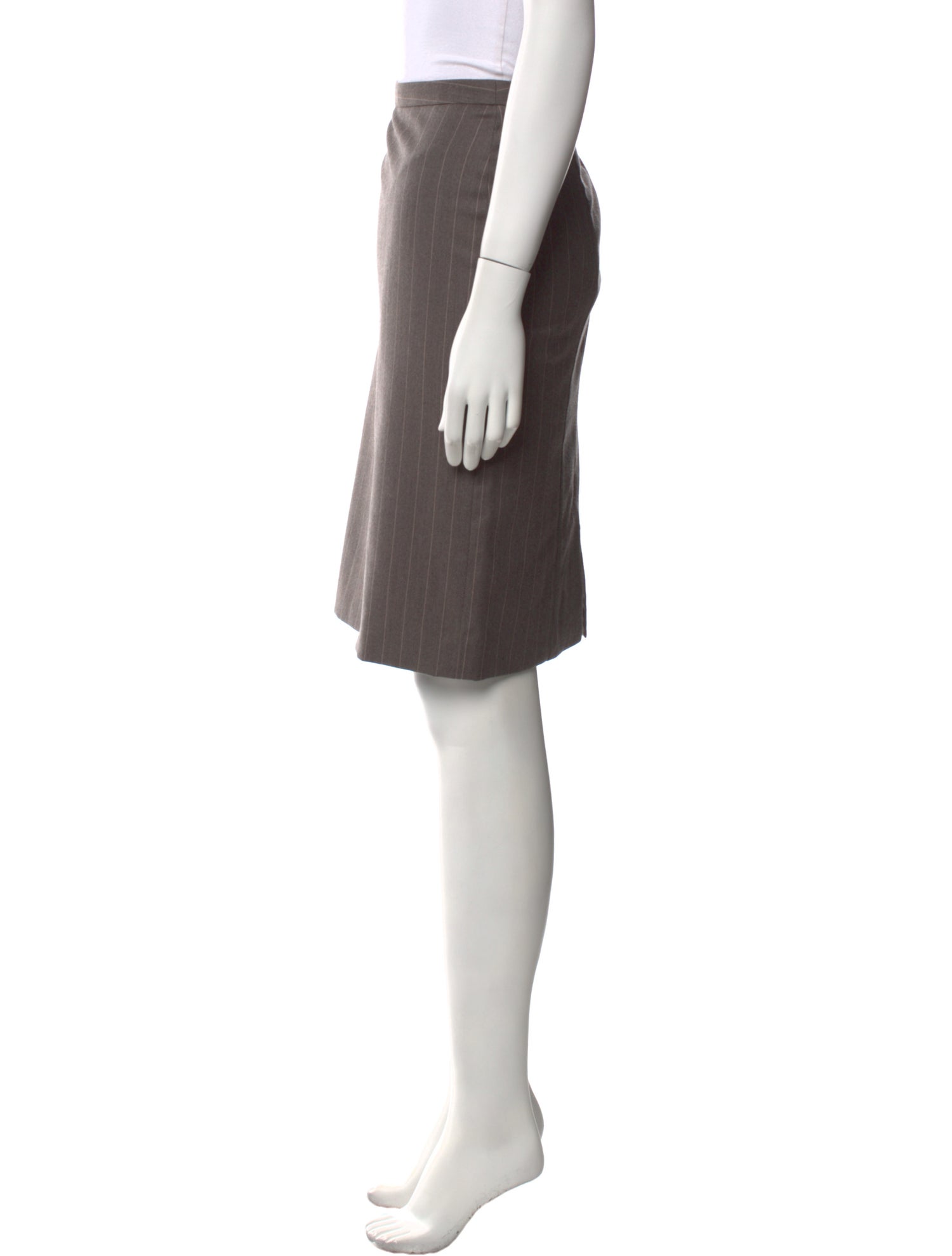 Giorgio Armani Striped Knee-Length Skirt