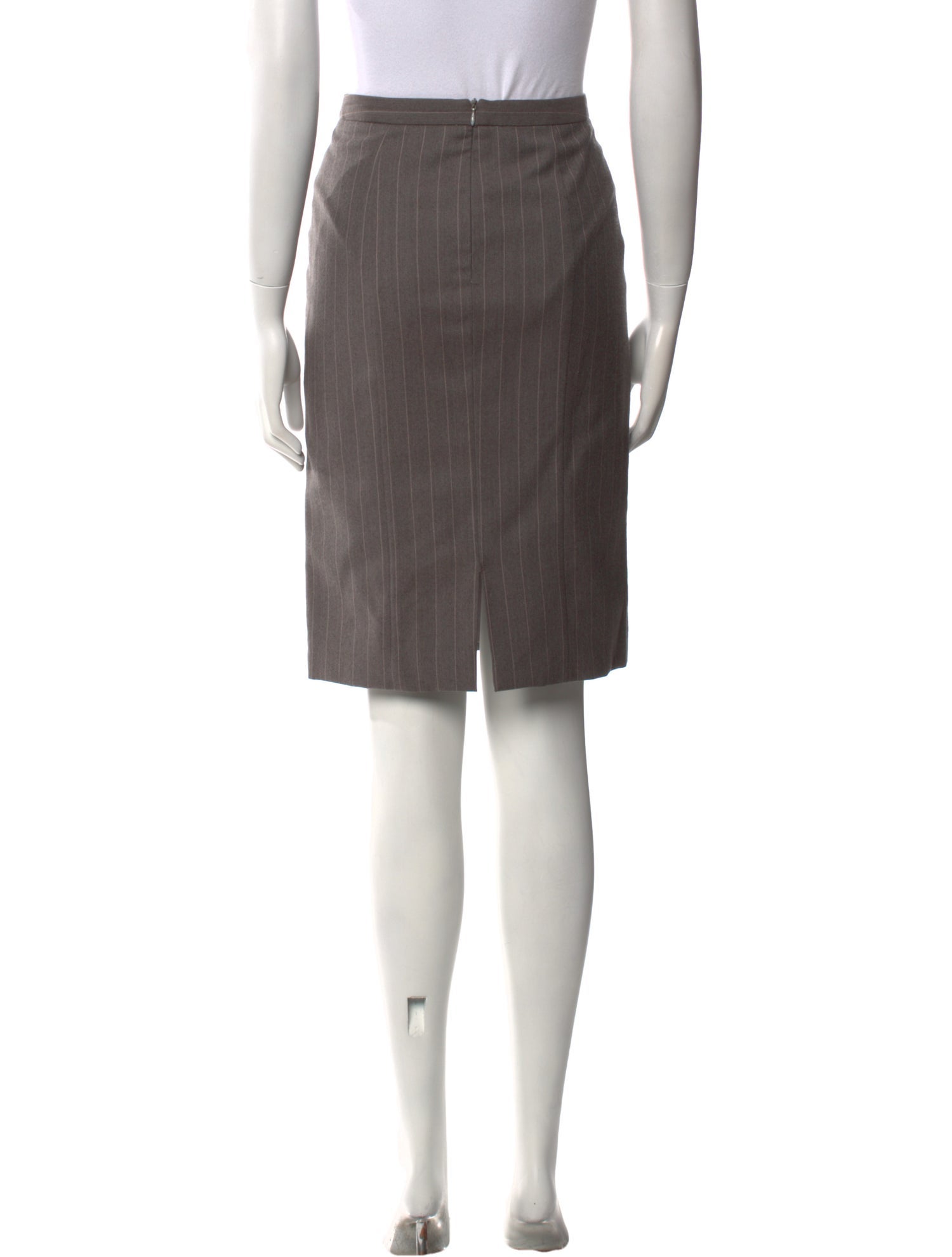 Giorgio Armani Striped Knee-Length Skirt