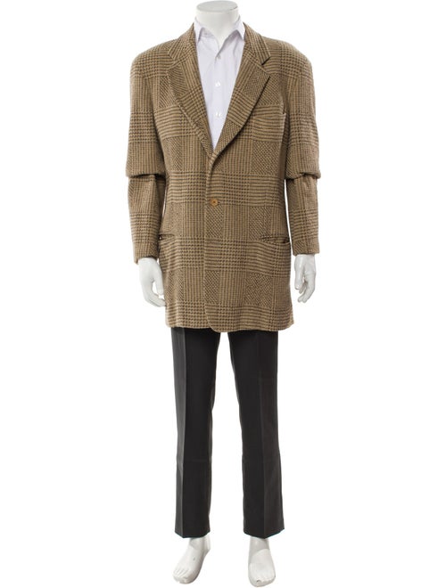 Giorgio Armani Striped Overcoat