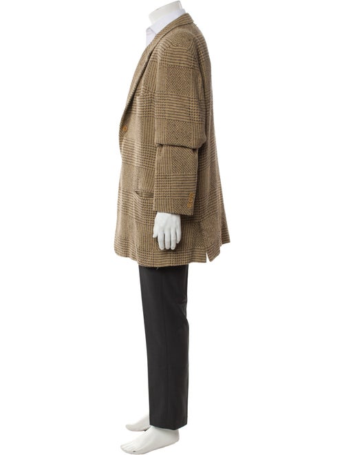 Giorgio Armani Striped Overcoat