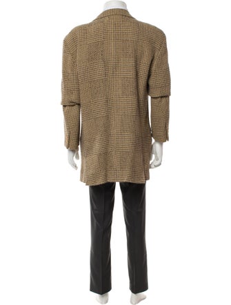 Giorgio Armani Striped Overcoat