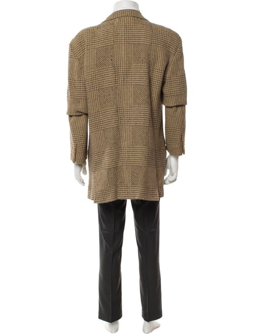 Giorgio Armani Striped Overcoat