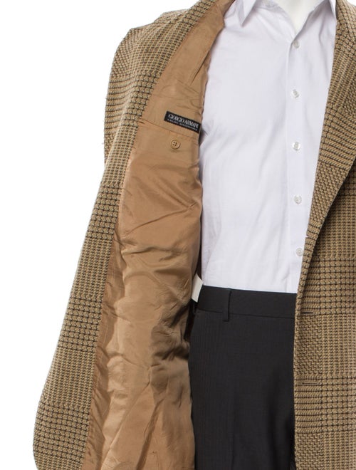 Giorgio Armani Striped Overcoat