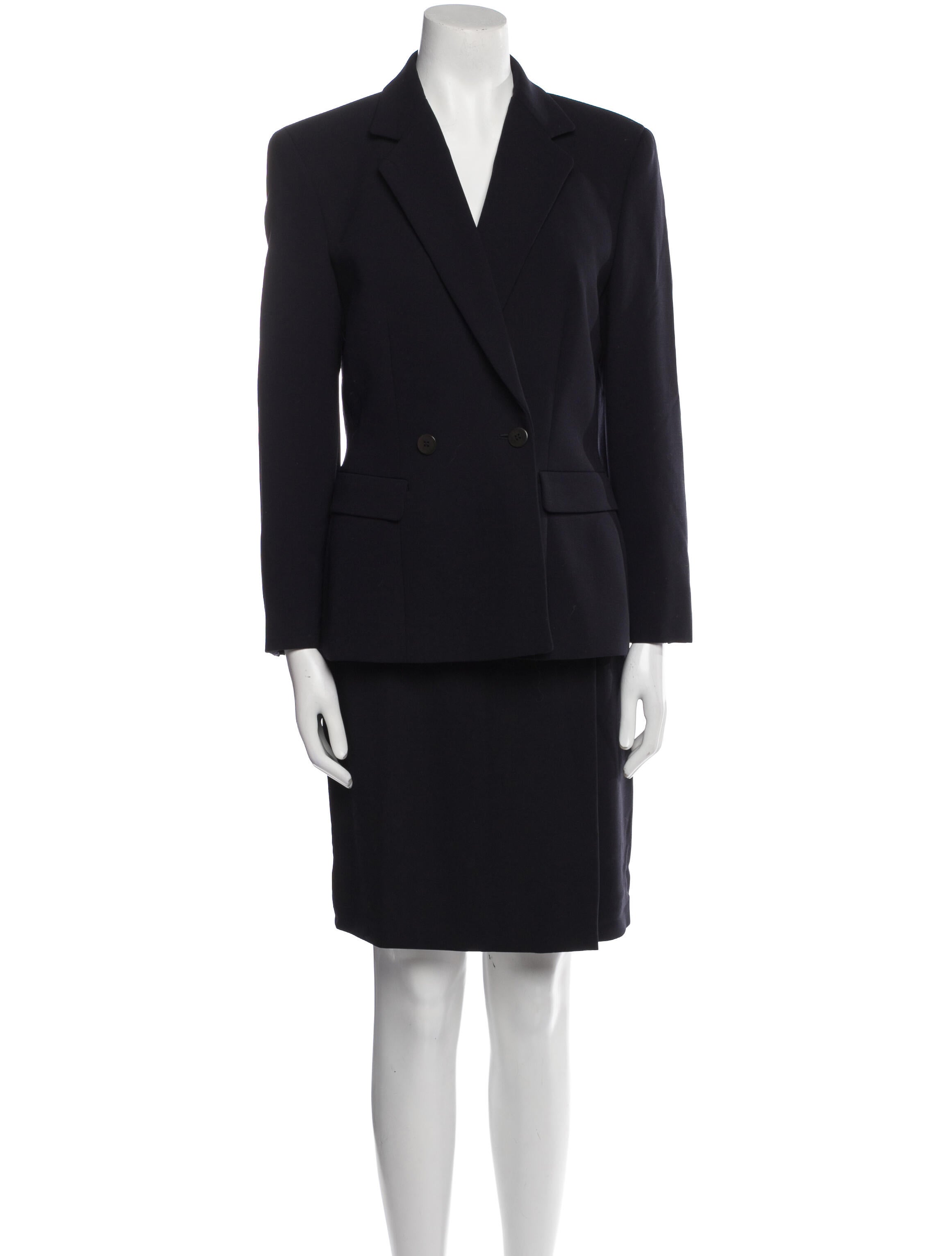 Giorgio Armani Wool Skirt Suit