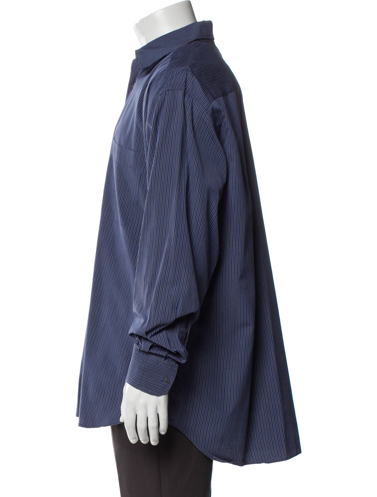Giorgio Armani Striped Long Sleeve Shirt