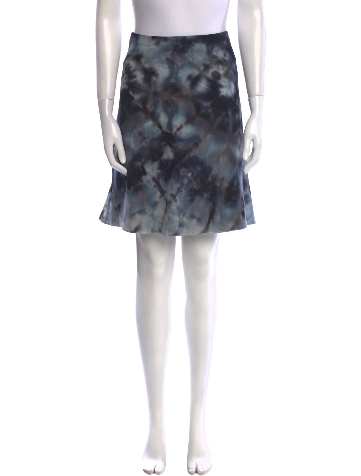 Giorgio Armani Tie-Dye Knee-Length Skirt