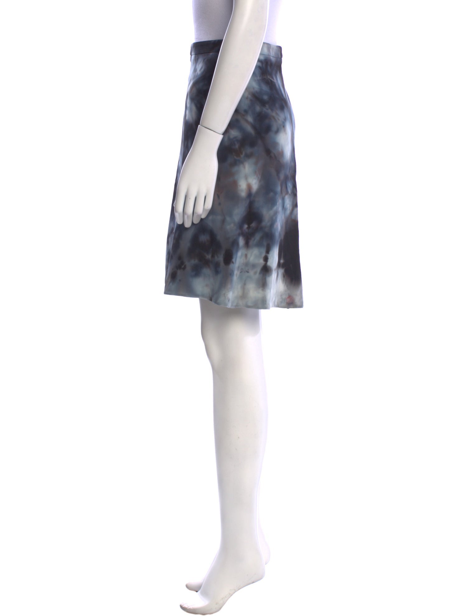 Giorgio Armani Tie-Dye Knee-Length Skirt