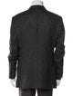 Giorgio Armani Virgin Wool Tweed Pattern Peacoat
