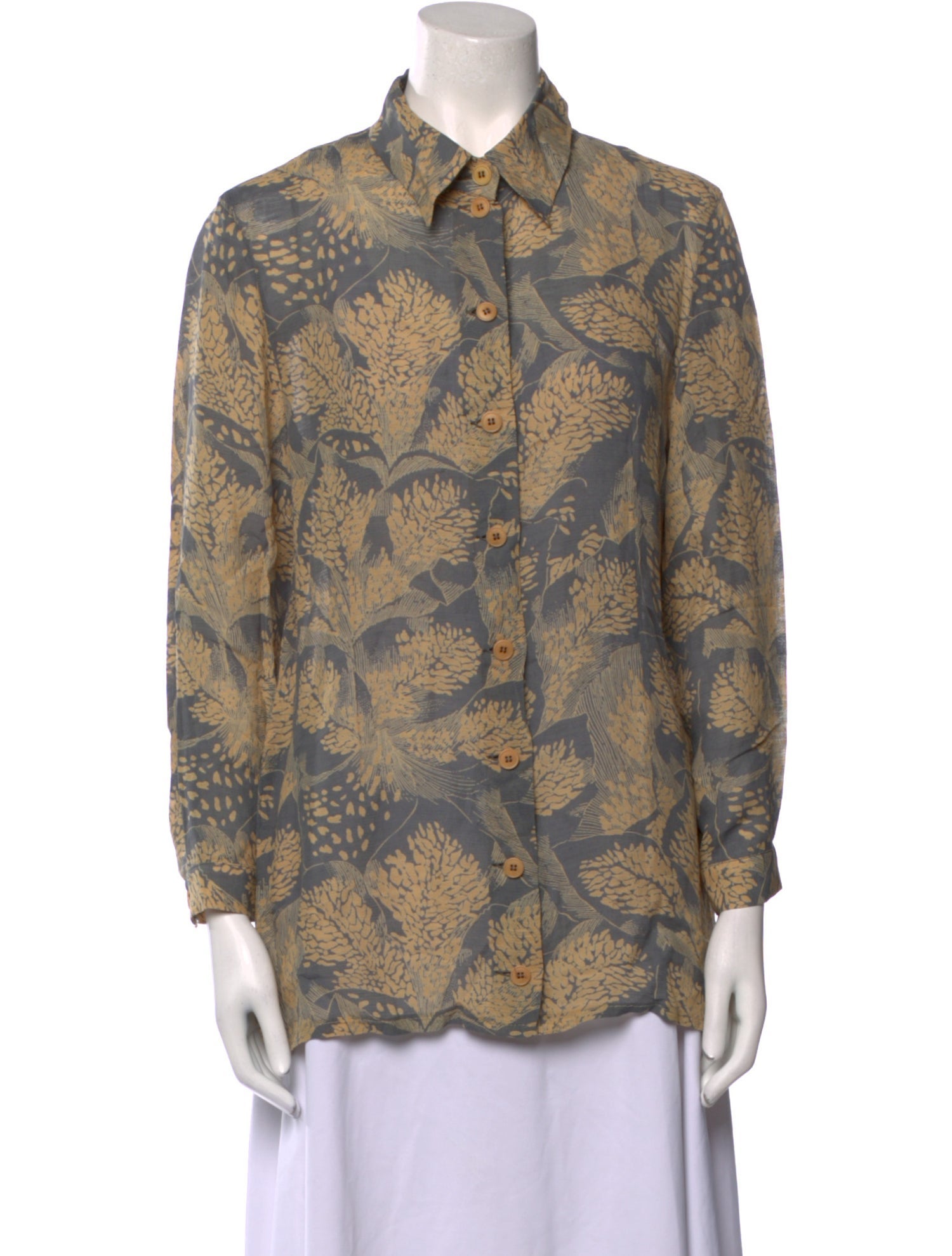 Giorgio Armani Vintage 1990's Button-Up Top