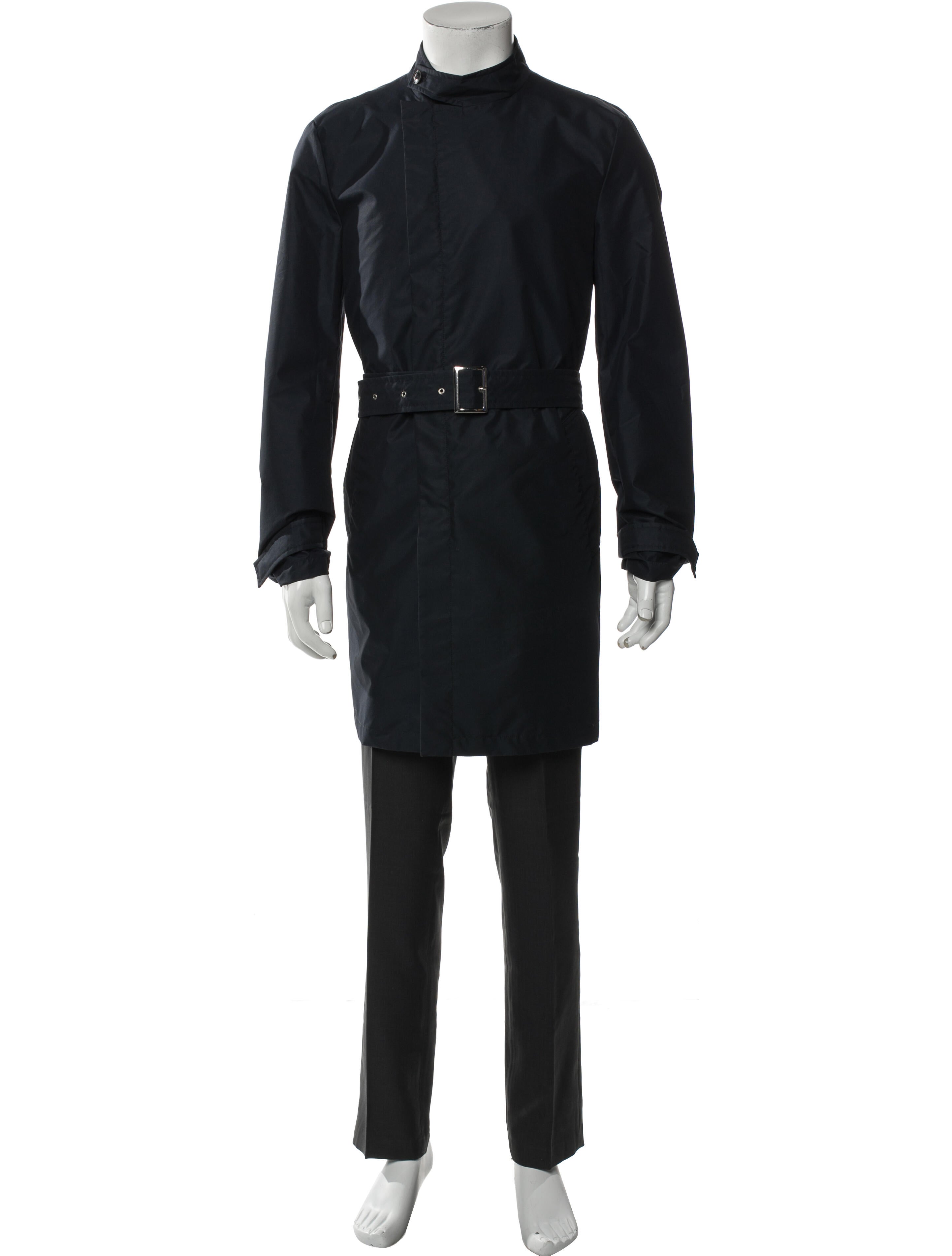 Giorgio Armani Trench Coat - Green Outerwear, Clothing