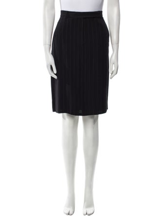 Giorgio Armani Virgin Wool Knee-Length Skirt