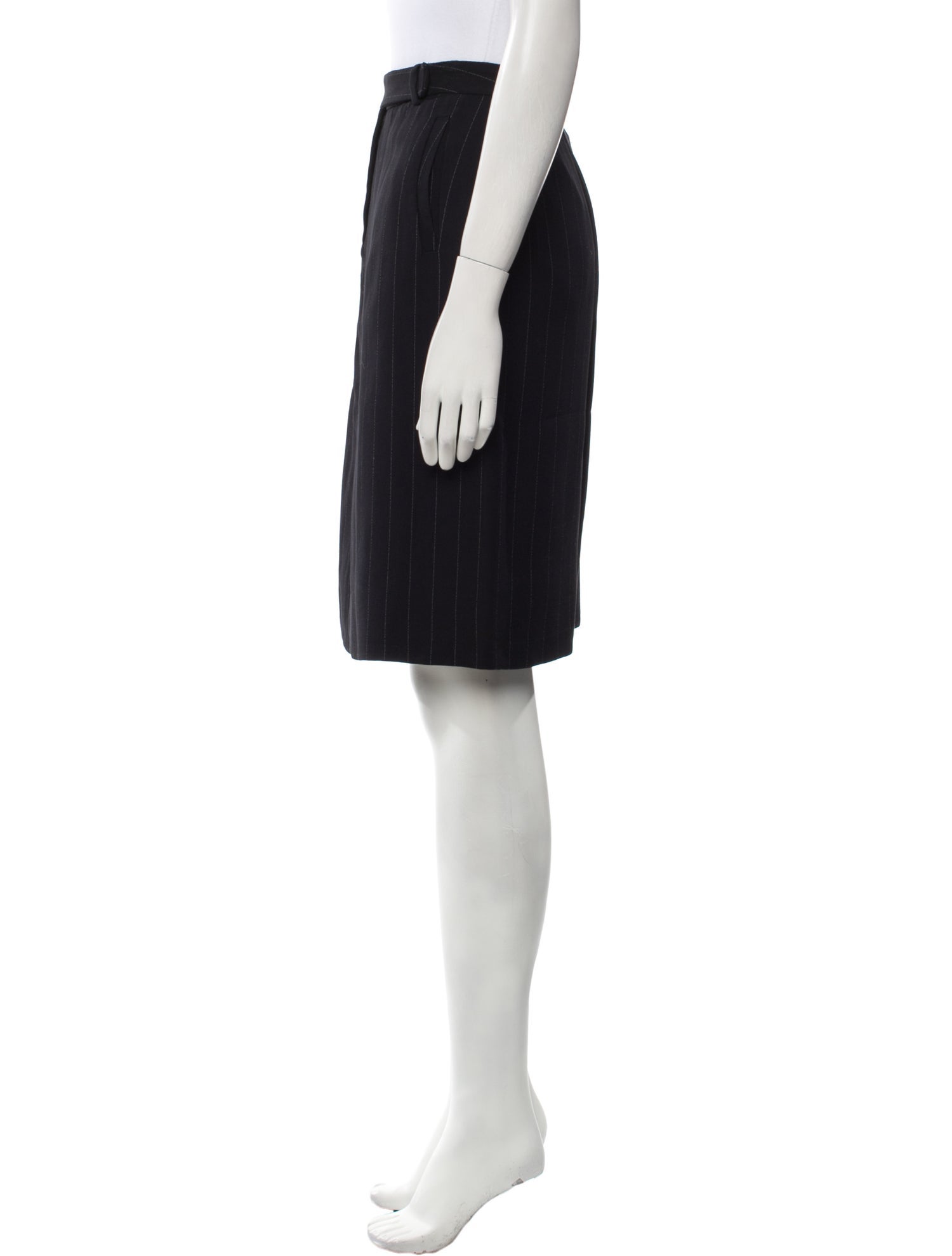 Giorgio Armani Virgin Wool Knee-Length Skirt