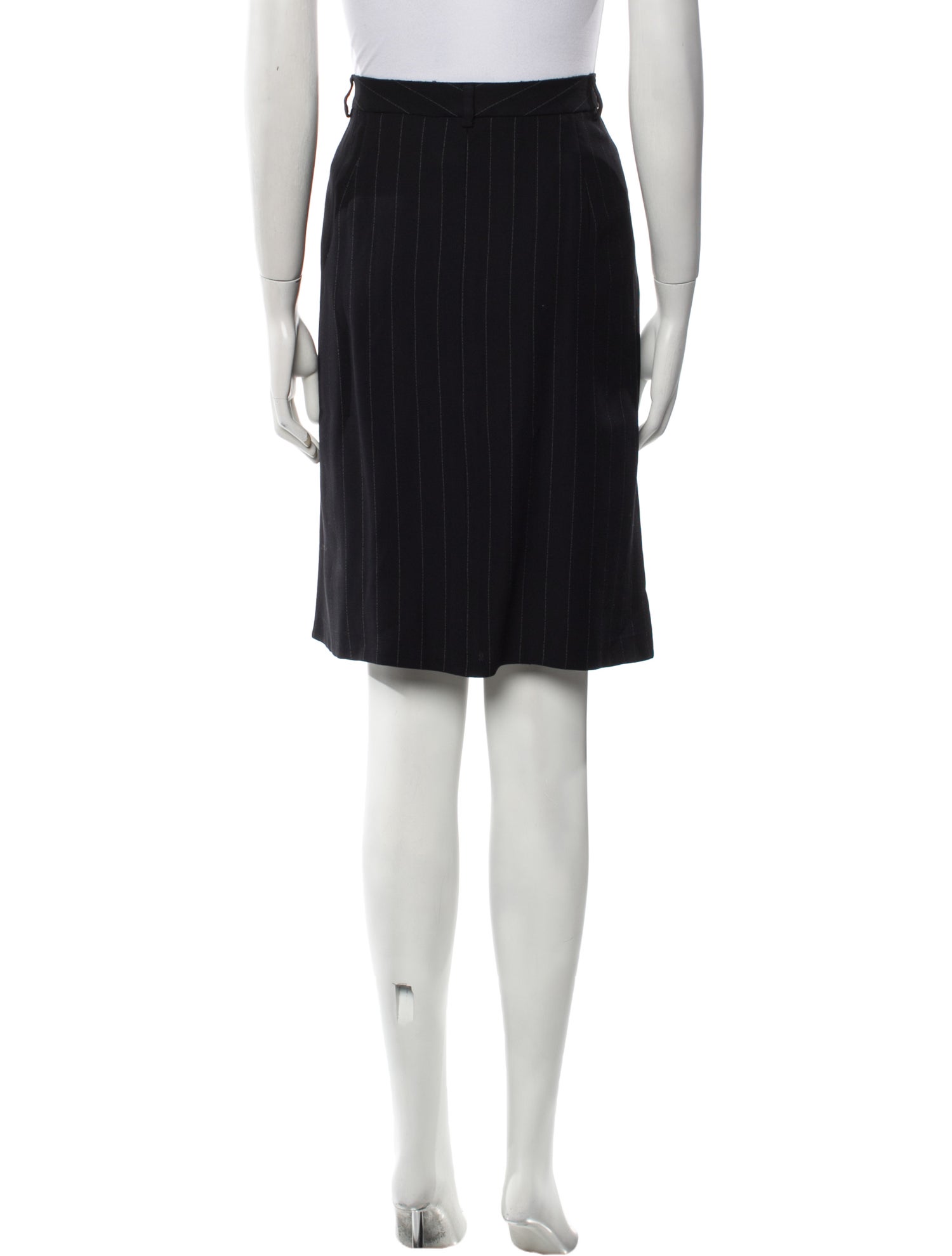 Giorgio Armani Virgin Wool Knee-Length Skirt