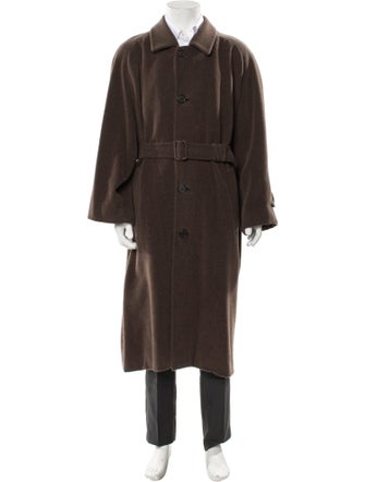 Giorgio Armani Virgin Wool Trench Coat