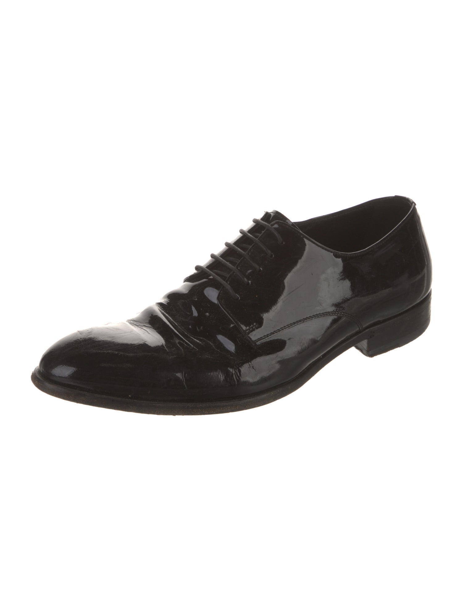Giorgio Armani Patent Leather Oxfords