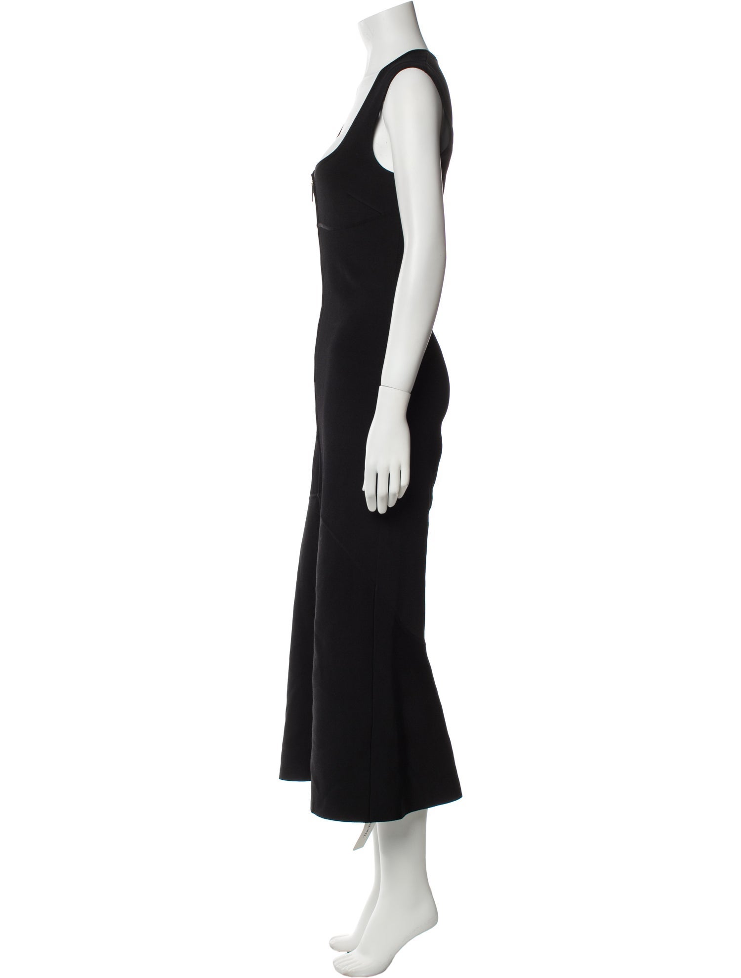 Giorgio Armani Square Neckline Long Dress